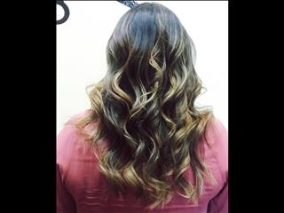 #Balayage plus hair extensions means you can get the color and thickness you want.