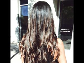 Tape-In Hair Extensions, Ombre, Chocolate Brown Color