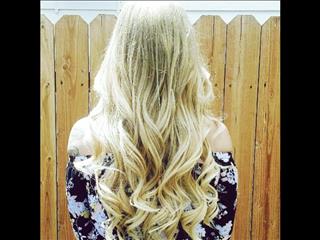 Get the "mermaid hair" look.