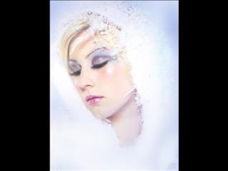 ICE Princess makeup. So cold.